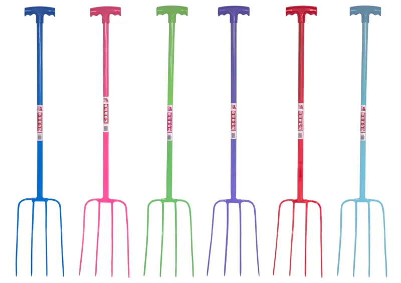 Manure Fork 4 Prong Short T-Handle